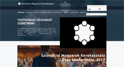 Desktop Screenshot of kerekasztal.org
